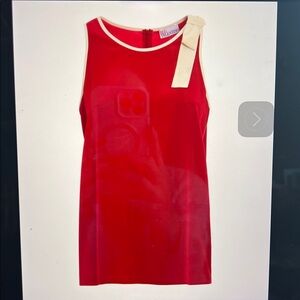 Valentino Red Sleeveless Top